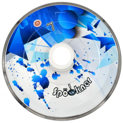 Spöckner Eisstock Paintball blau "NEU"
